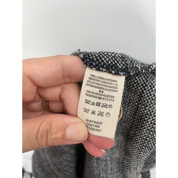 Saylor Bellamy Black Knit A-Line Button Front Mini Skirt Size Medium - Picture 6 of 6